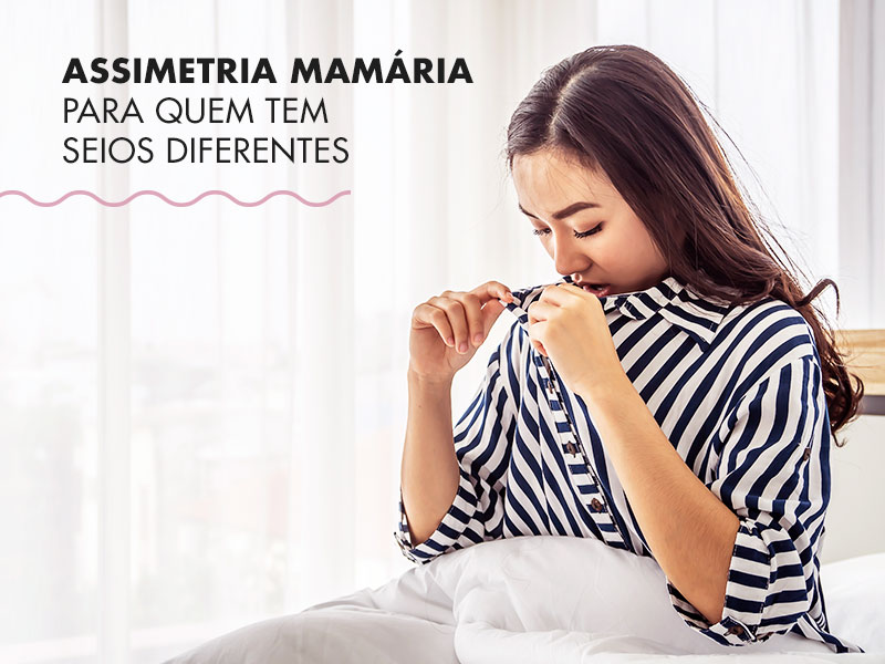 O que é assimetria mamária? Respondemos tudo que você precisa saber para corrigir seios diferentes Assimetria mamária