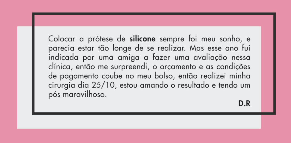 depoimento de uma paciente da dream plastic que fez mamoplastia de aumento