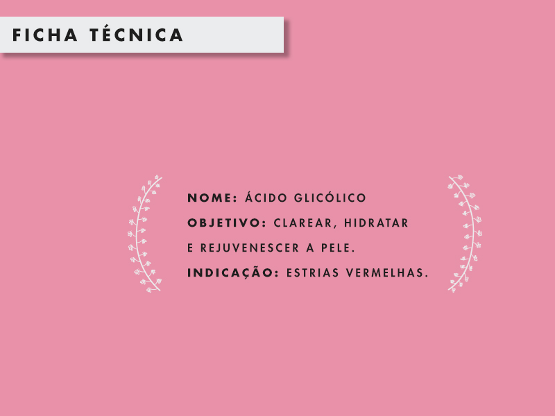 Ácido glicólico acido glicolico estrias
