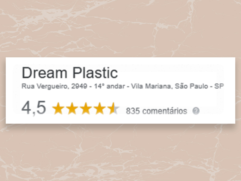 Comentários de pacientes da Dream Plastic recomendacoes dream plastic