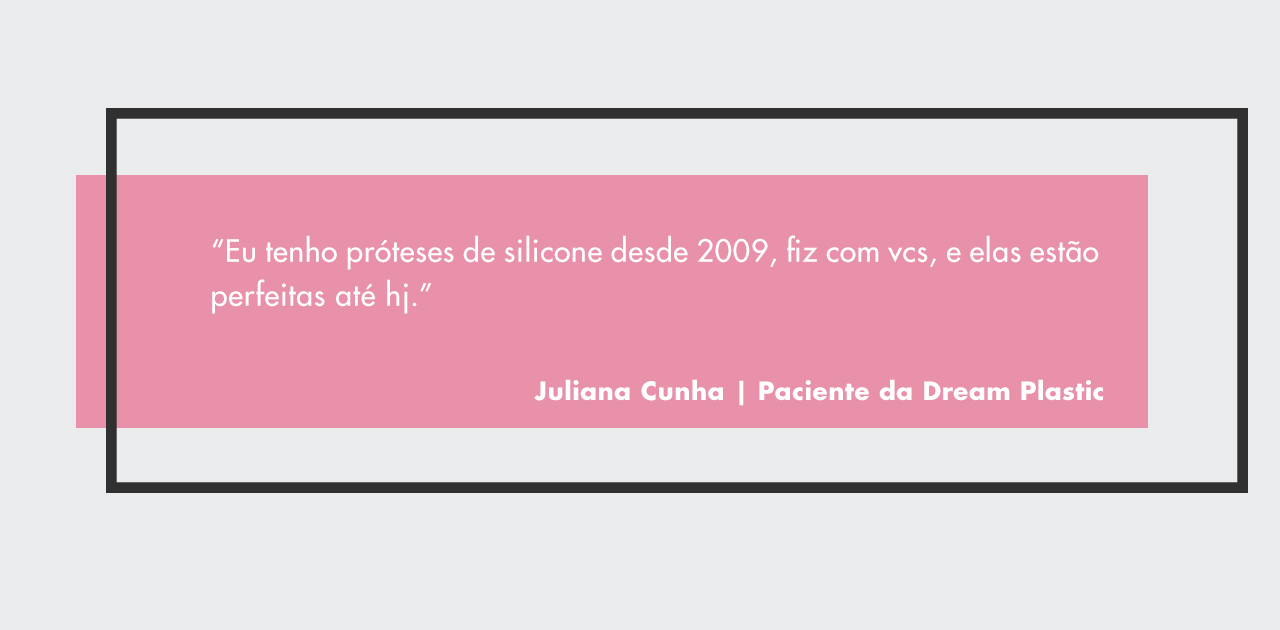 Juliana Cunha, paciente da Dream Plastic! depoimento de uma paciente da dream plastic que fez silicone