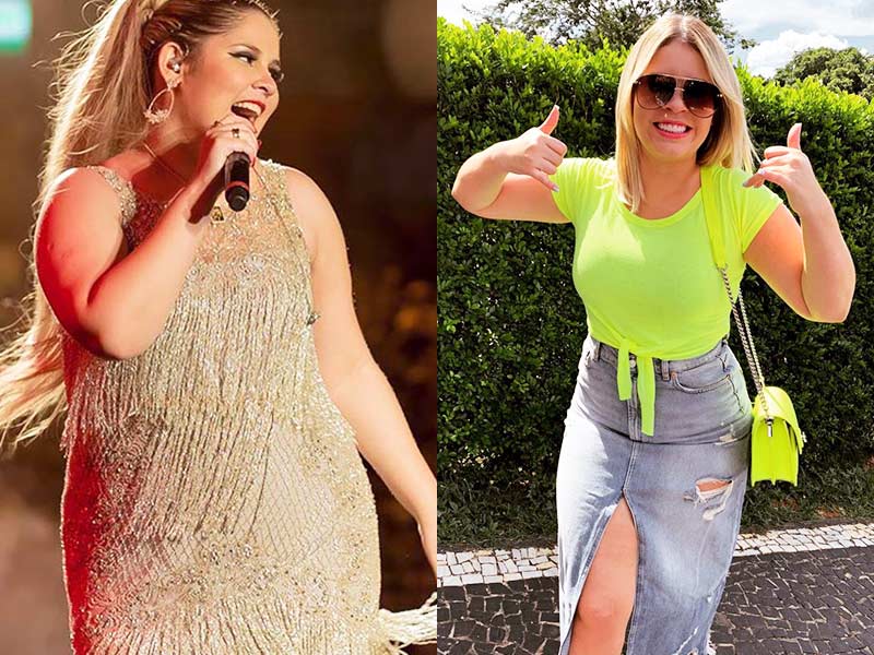 Antes e depois da lipoaspiração da Marília Mendonça lipoaspiracao antes depois marilia