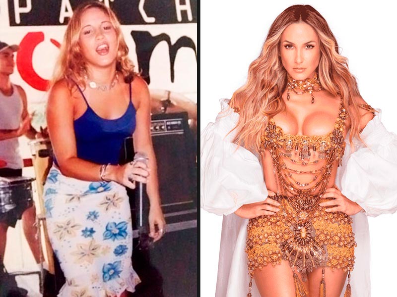 O antes e depois da Claudia Leitte antes e depois da prótese silicone 175 ml da Claudia leitte
