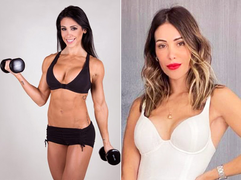 280ml silicone antes depois Bella Falconi