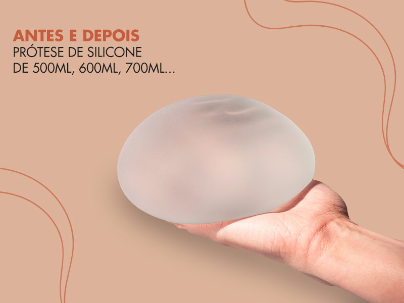 Silicone 500ml, 600 ml e 700ml... Qual tamanho de prótese é a melhor para o meu caso? Descubra! silicone 500ml