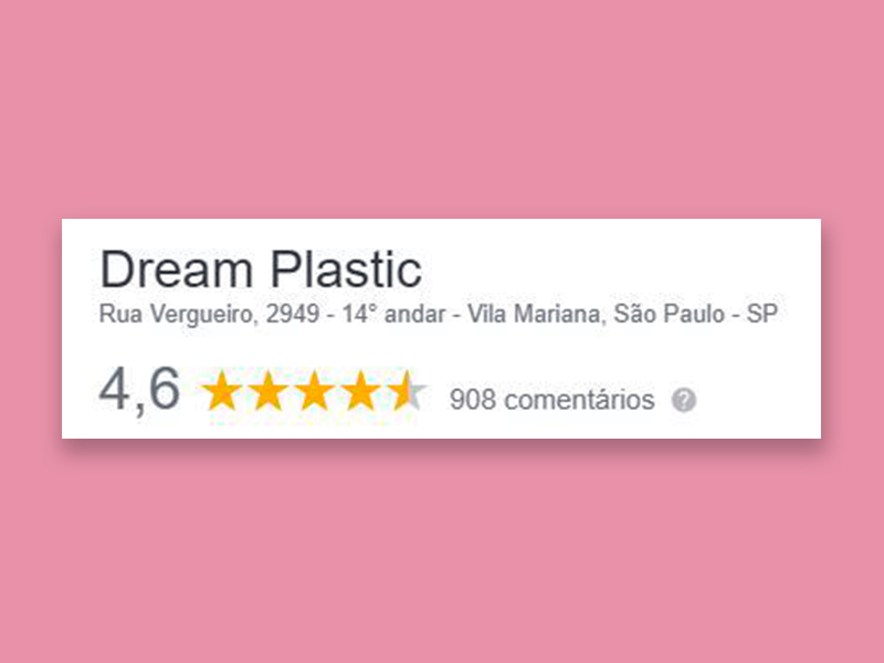 Google elogios dream plastic