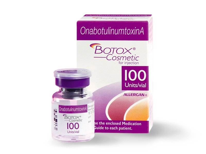 Imagem da ampola de botox Allergan 