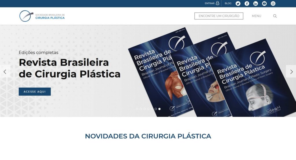 home do site da sociedade brasileira de cirurgia plástica sp