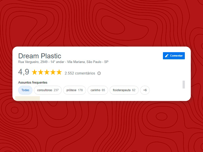 Print do Google Review da Dream Plastic