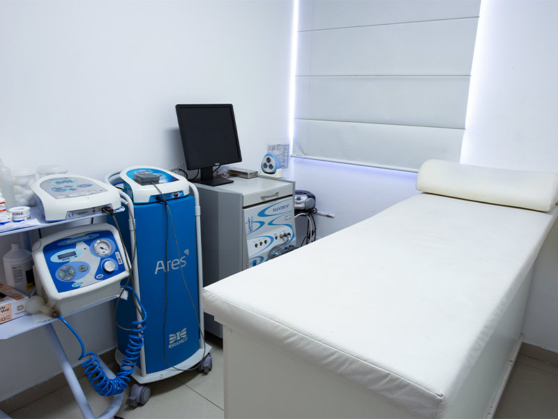 Imagem do ambiente interno da clínica Dream Plastic, exemplificando a infraestrutura de pós-operatório
