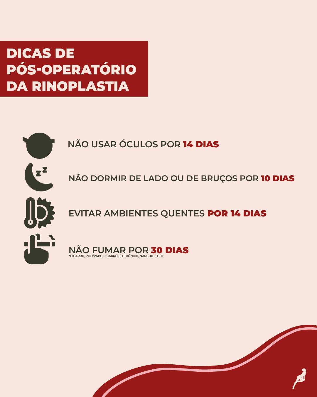 Dicas de pós-operatório O que fazer no pós-operatório da rinoplastia