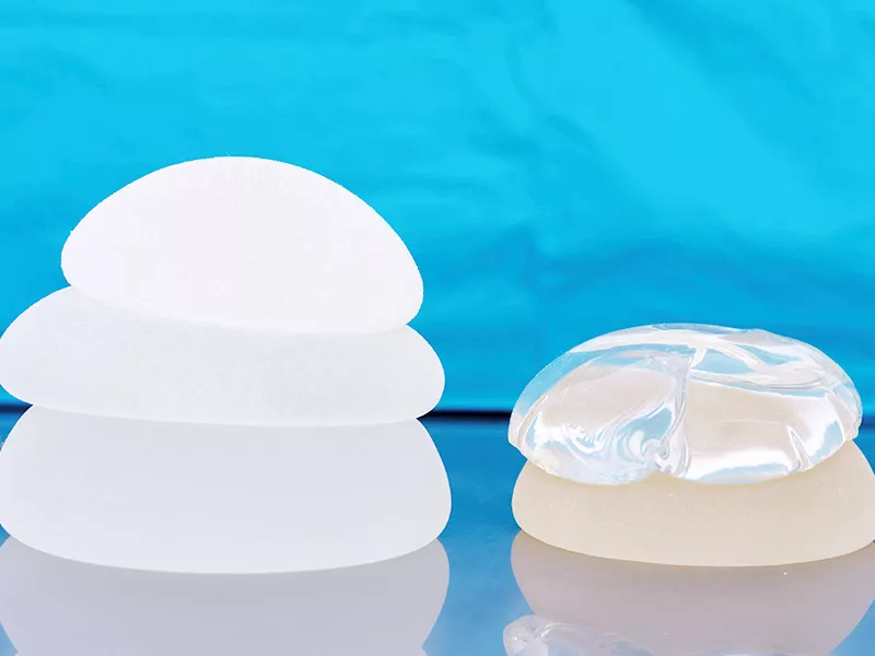 Prótese silicone texturizada