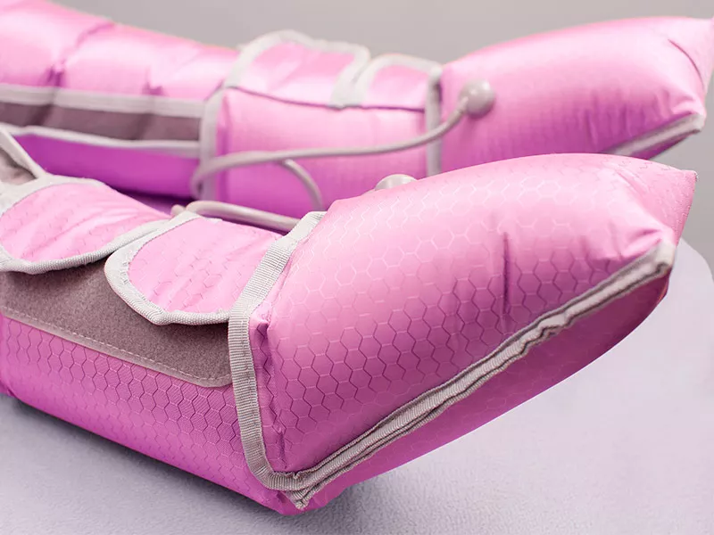 Como a bota pneumática funciona? Bota pneumática rosa