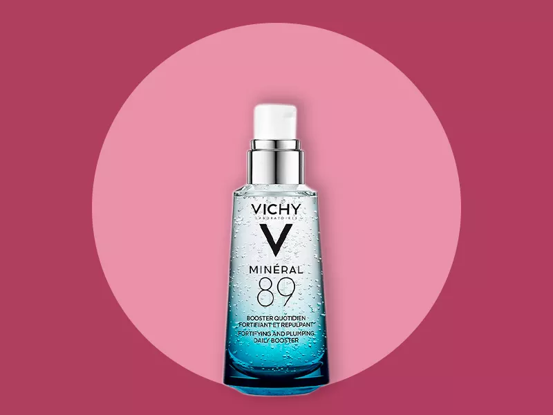 O fortalecedor facial Vichy é bom? Imagem do ácido hialurônico Vichy Mineral 89