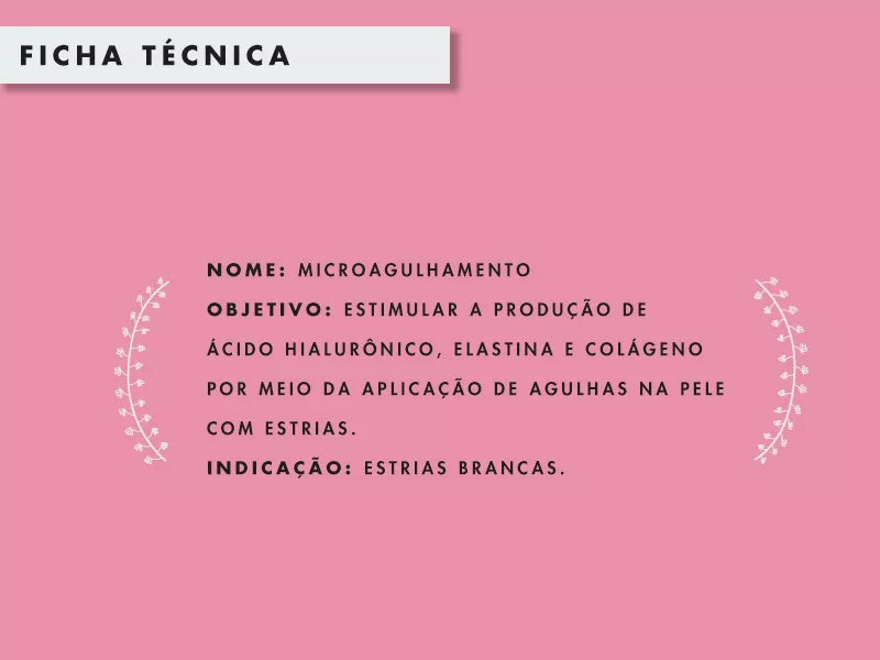 MICROAGULHAMENTO EM ESTRIAS FUNCIONA? ficha técnica do microagulhamento estrias